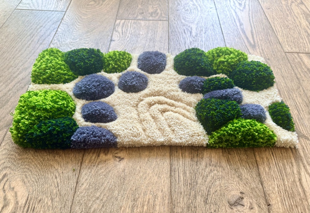 Tapis jardin zen