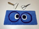 Keyboard Wrist Rest — Little Melancholic Blue Character