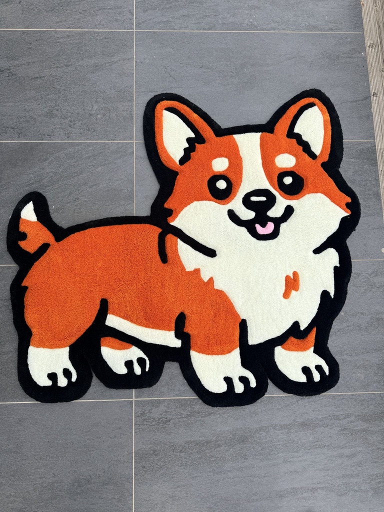 Tapis Corgi Tufté